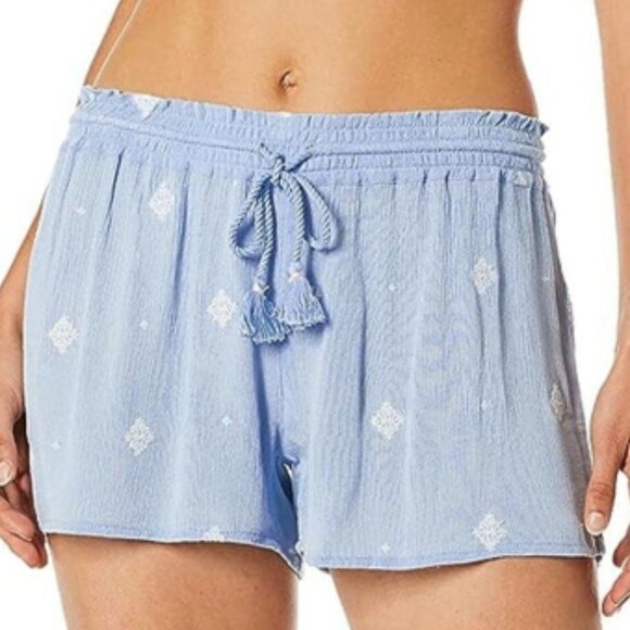 PJ Salvage Drawstring Salty Days Sleep Lounge Shorts -  Blue - ROSDS2 - Picture 9 of 9
